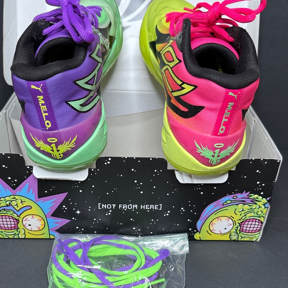 Puma MELO Rick & Morty Basketball Shoes - Picture 4 of 10